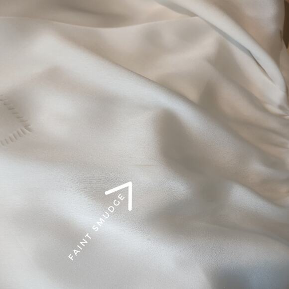 LOVE STITCH White Peasant Blouse Size S Boho Hippie South Western Simple Clean - Picture 10 of 10